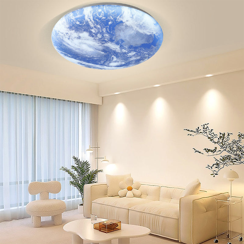 Lunaro Houten LED Plafondlamp