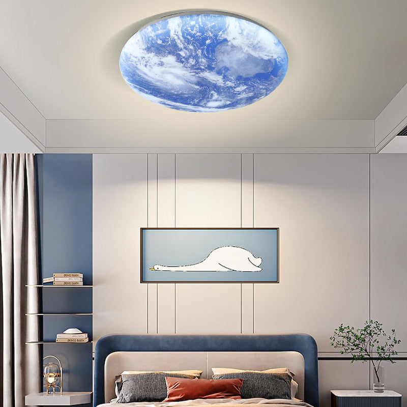 Lunaro Houten LED Plafondlamp
