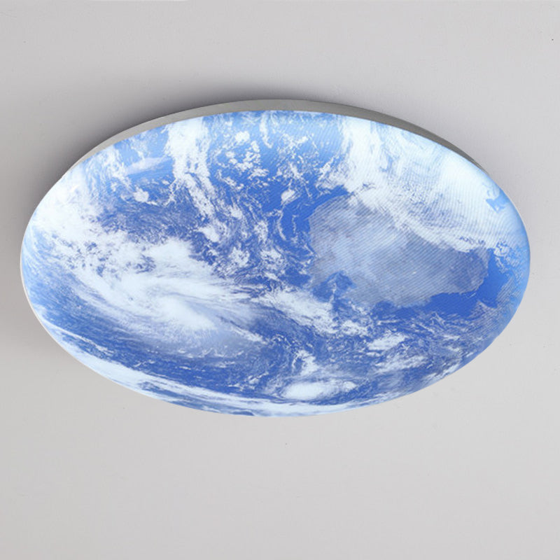 Lunaro Houten LED Plafondlamp