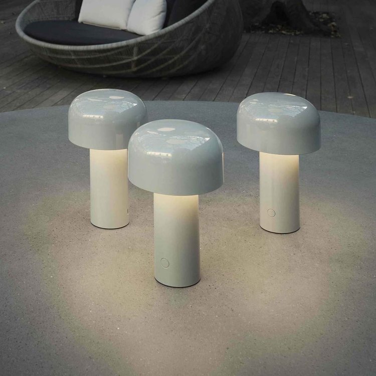 HaloGleam draadloze paddenstoel tafellamp