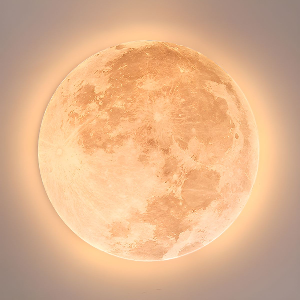 Lunaro Houten LED Plafondlamp