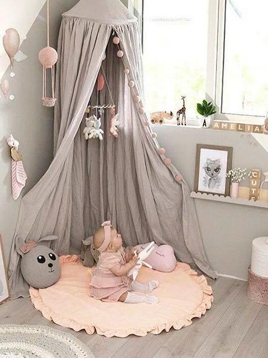 Zachte Baby Speelmat met Ruffle Rand