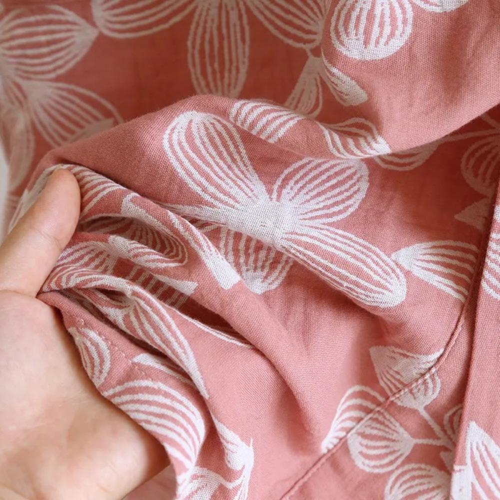 Zachte en Ademende Katoenen Kimono Badjas