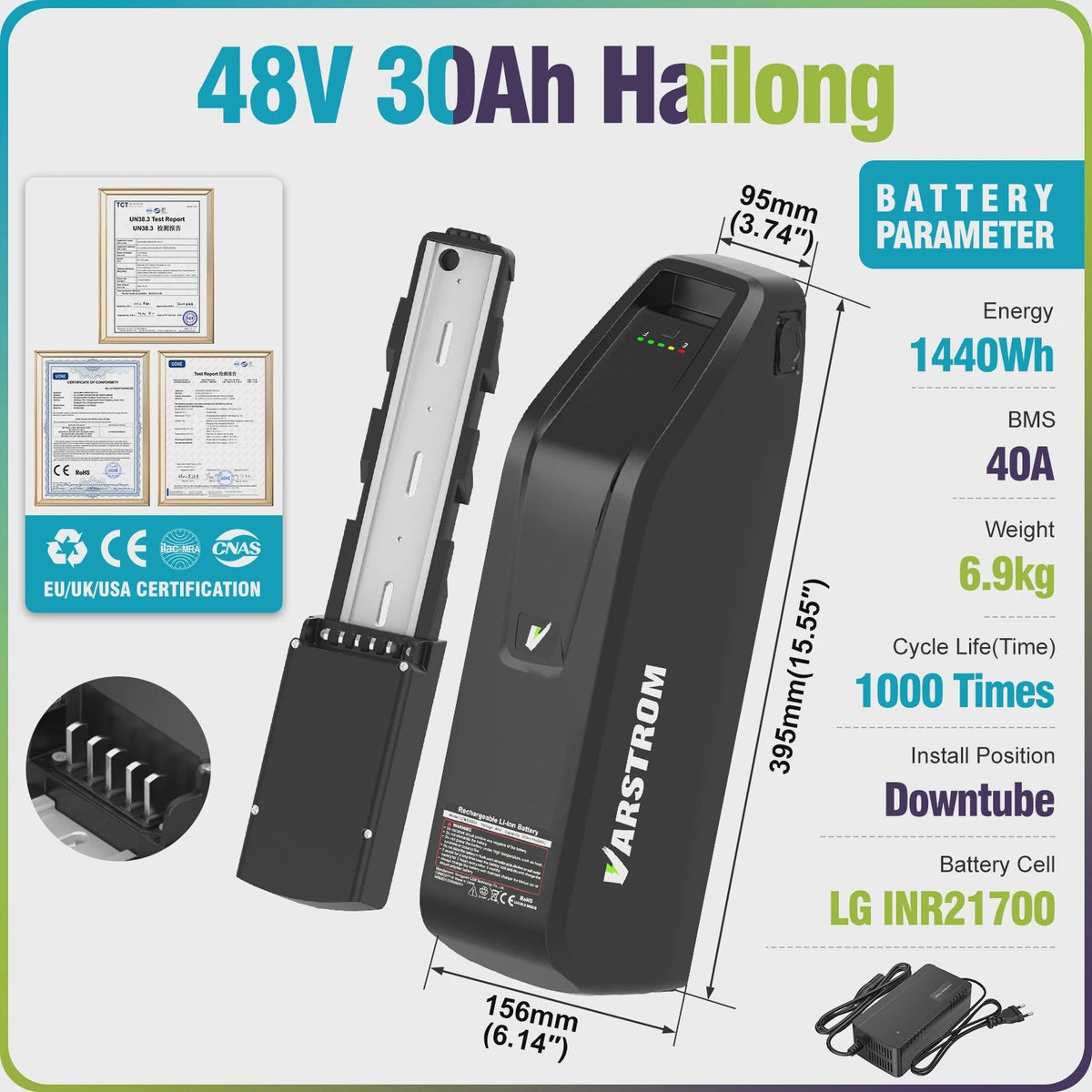 Lithium E-bike Accu