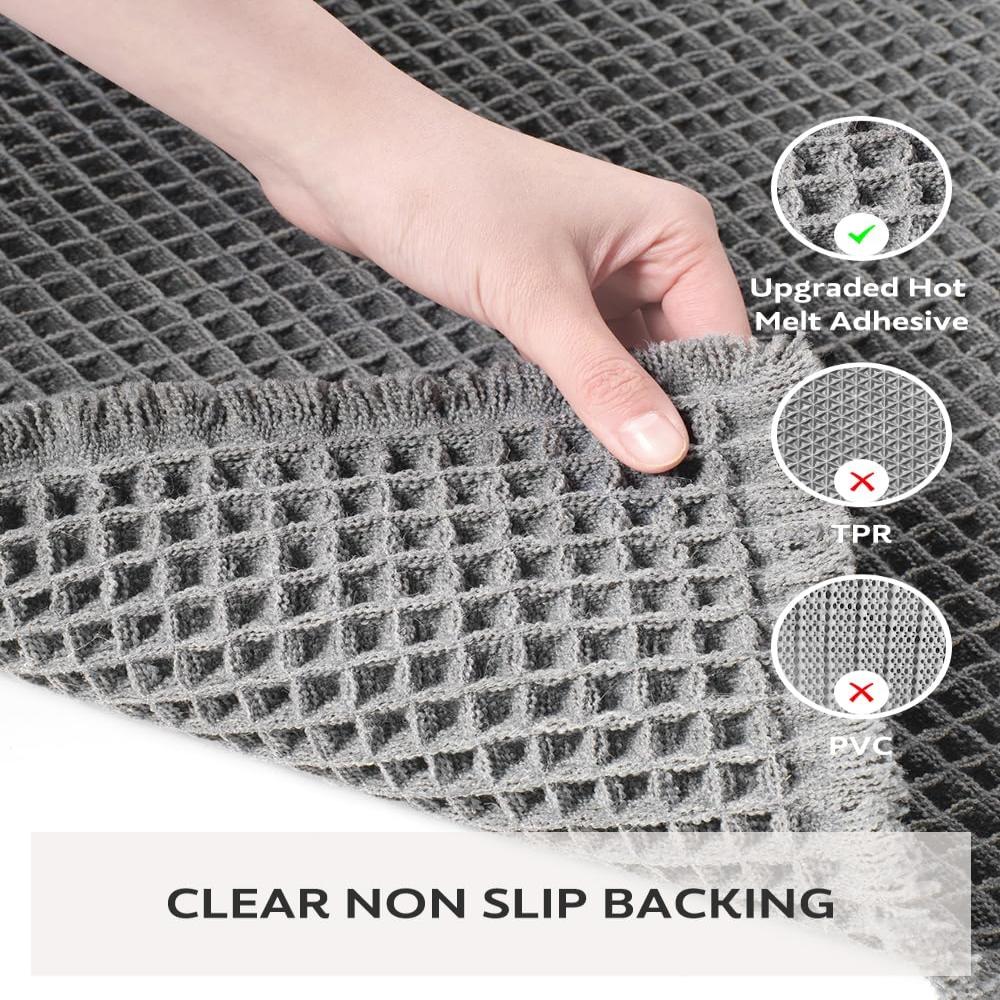 LuxeWeave wafelstructuur badmat