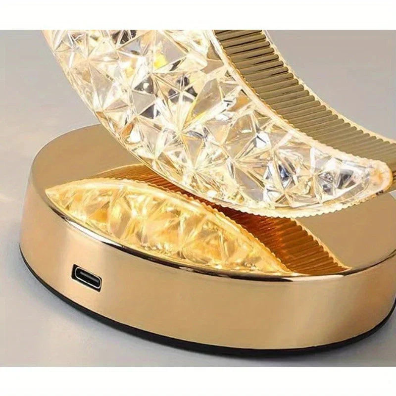 Kristallen Dimbare LED Tafellamp