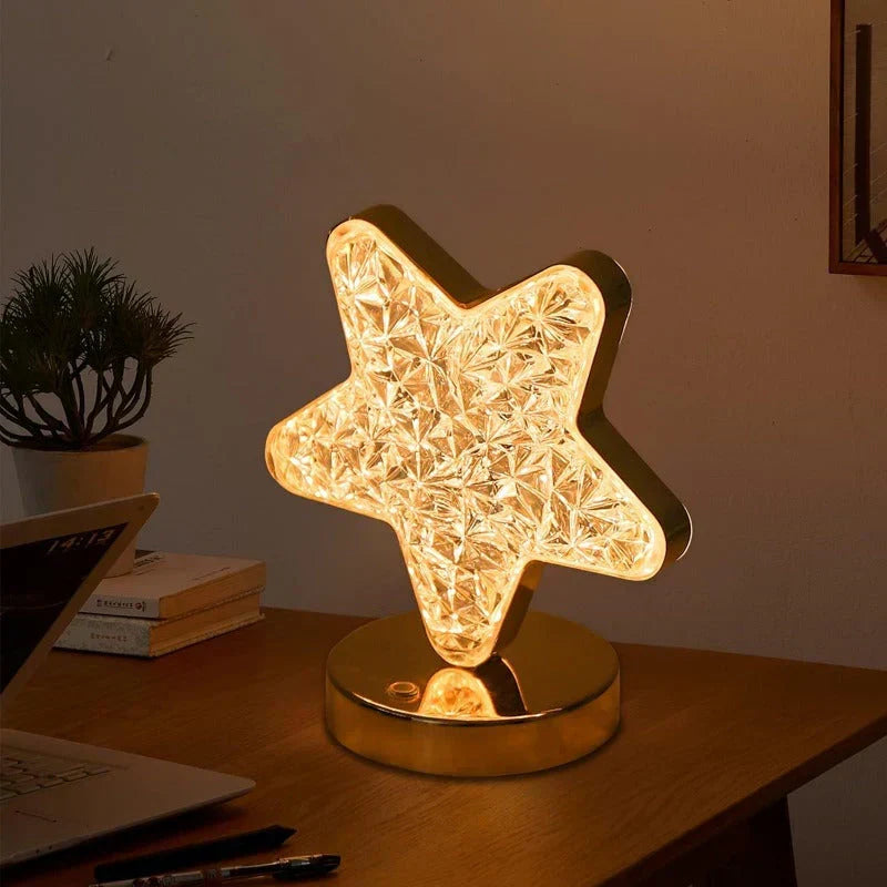 Kristallen Dimbare LED Tafellamp
