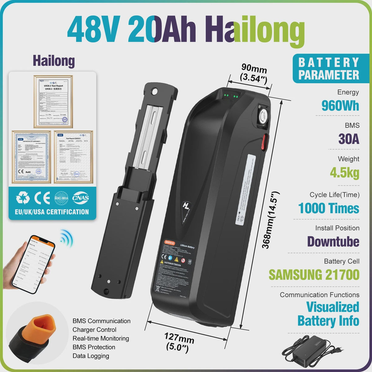 Lithium E-bike Accu