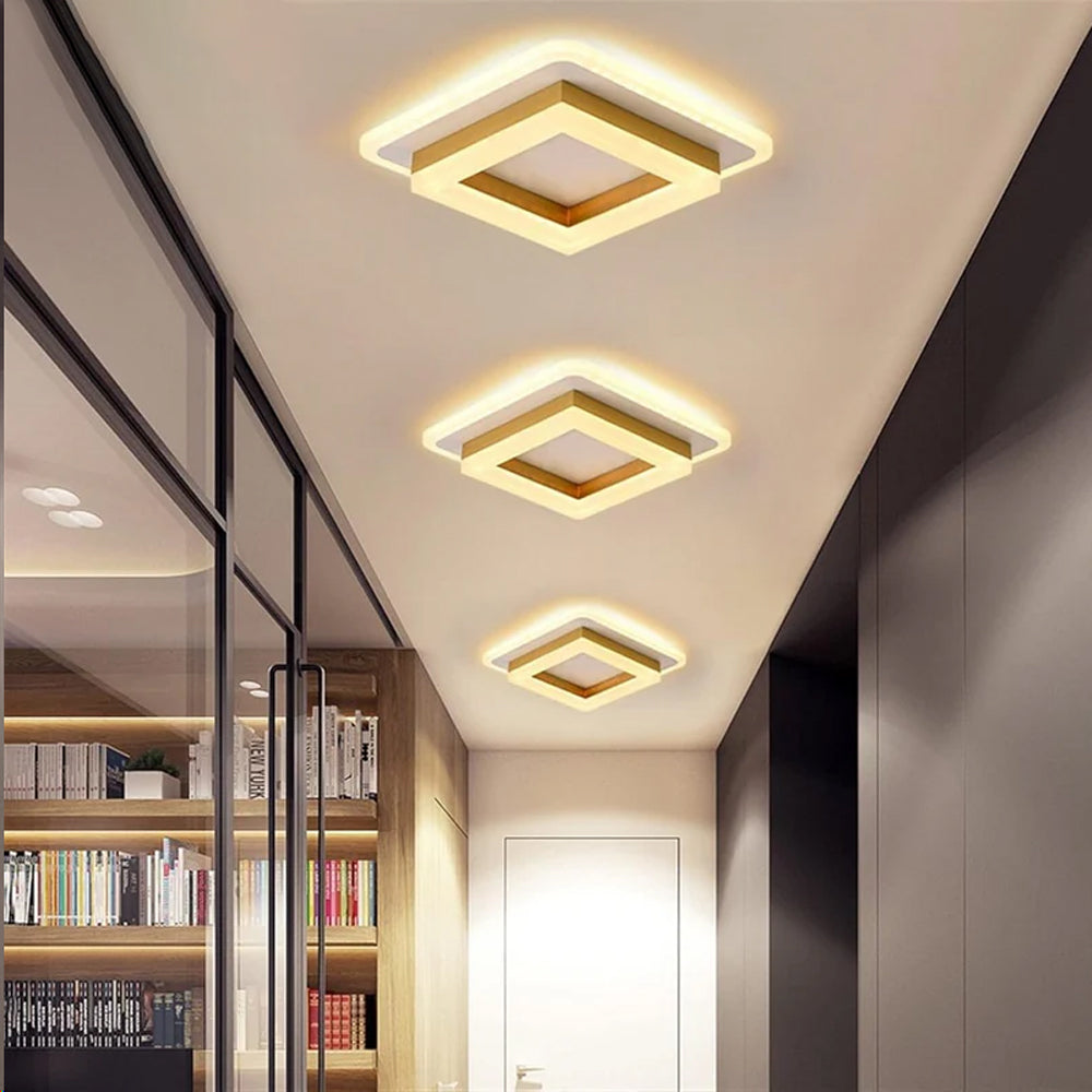 Vierkante LED Plafondlamp