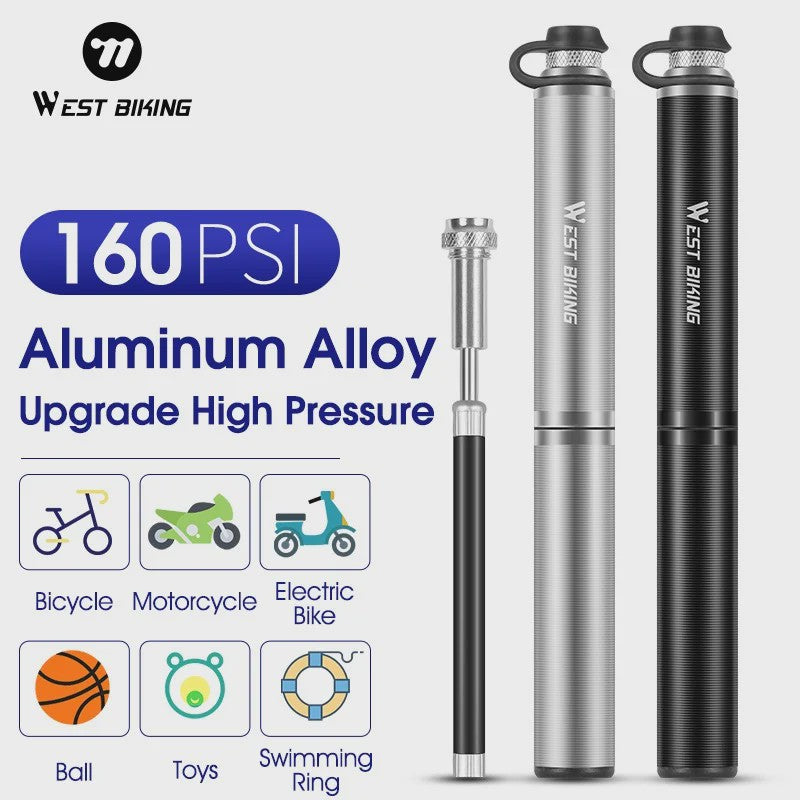 Draagbare mini fietspomp 160PSI