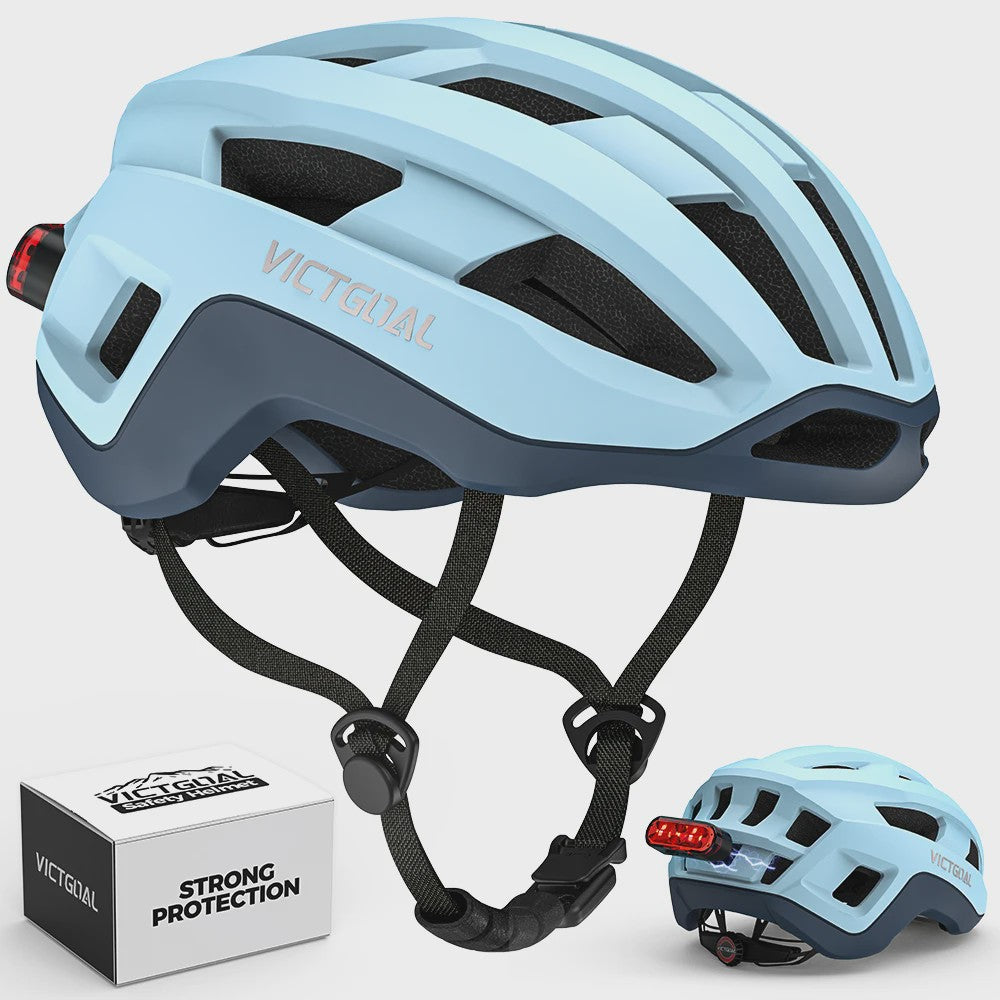 Lichtgewicht Fietshelm Met Magnetisch Achterlicht
