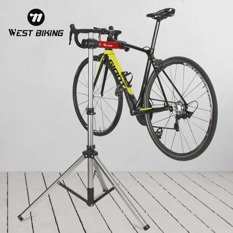 Opvouwbare aluminium fietsreparatiestandaard