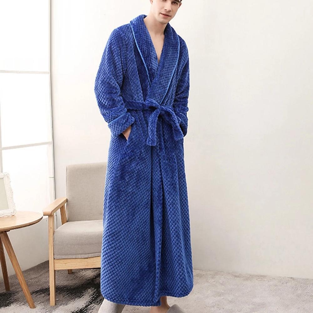Elegante Fleece Badjas met Tailleband