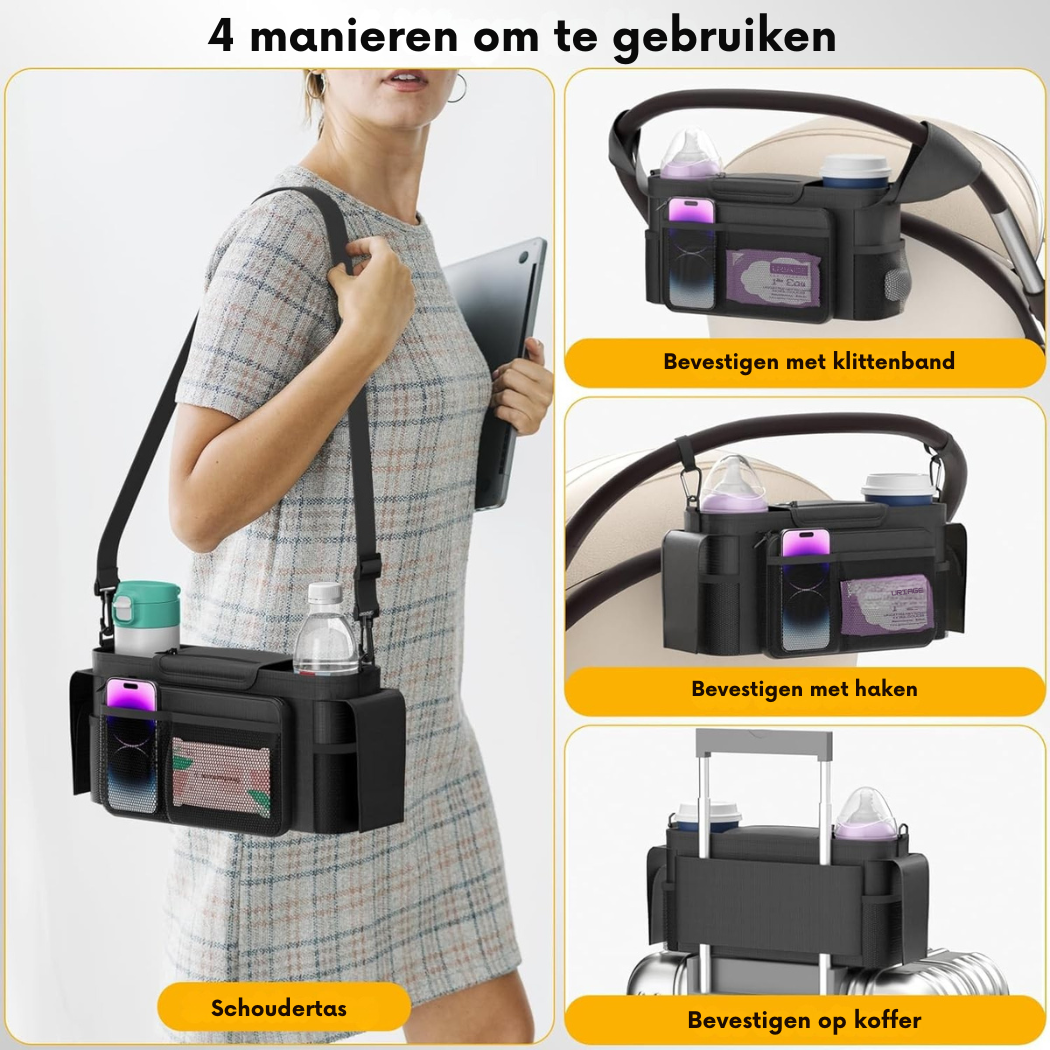 StrollEase handige kinderwagen organizer