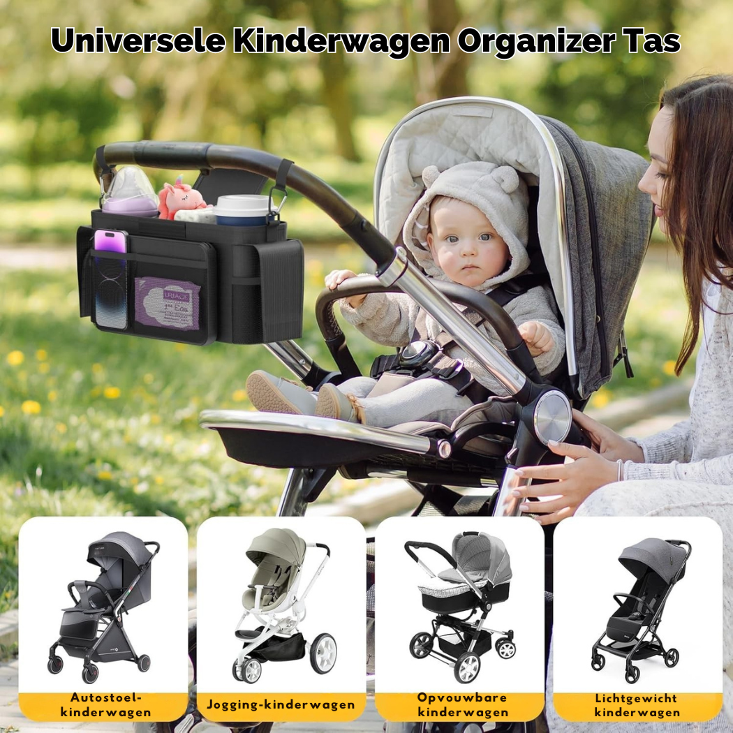 StrollEase handige kinderwagen organizer