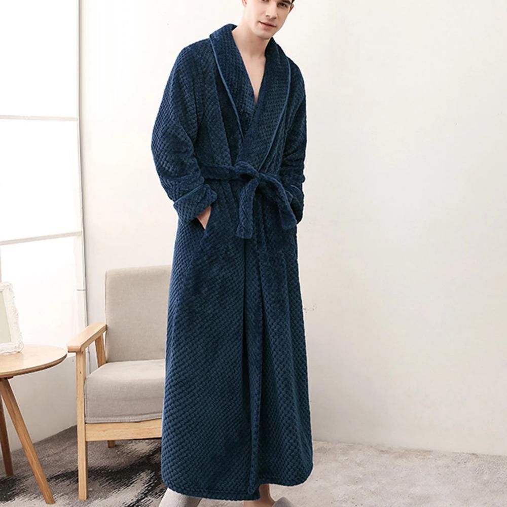 Elegante Fleece Badjas met Tailleband