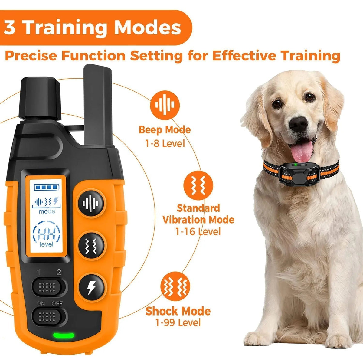 Elektronische Honden Trainingshalsband 1000m