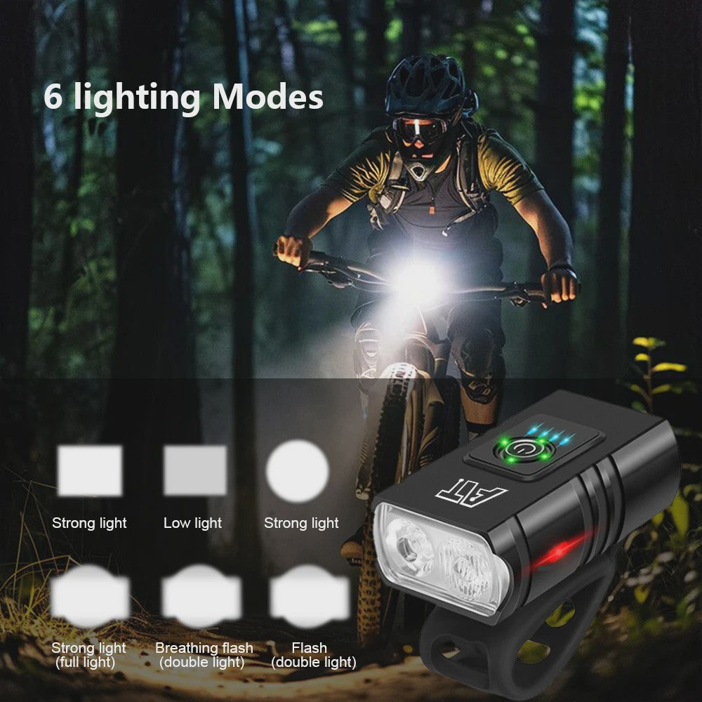 Oplaadbare LED Fietsvoorlamp Type-C