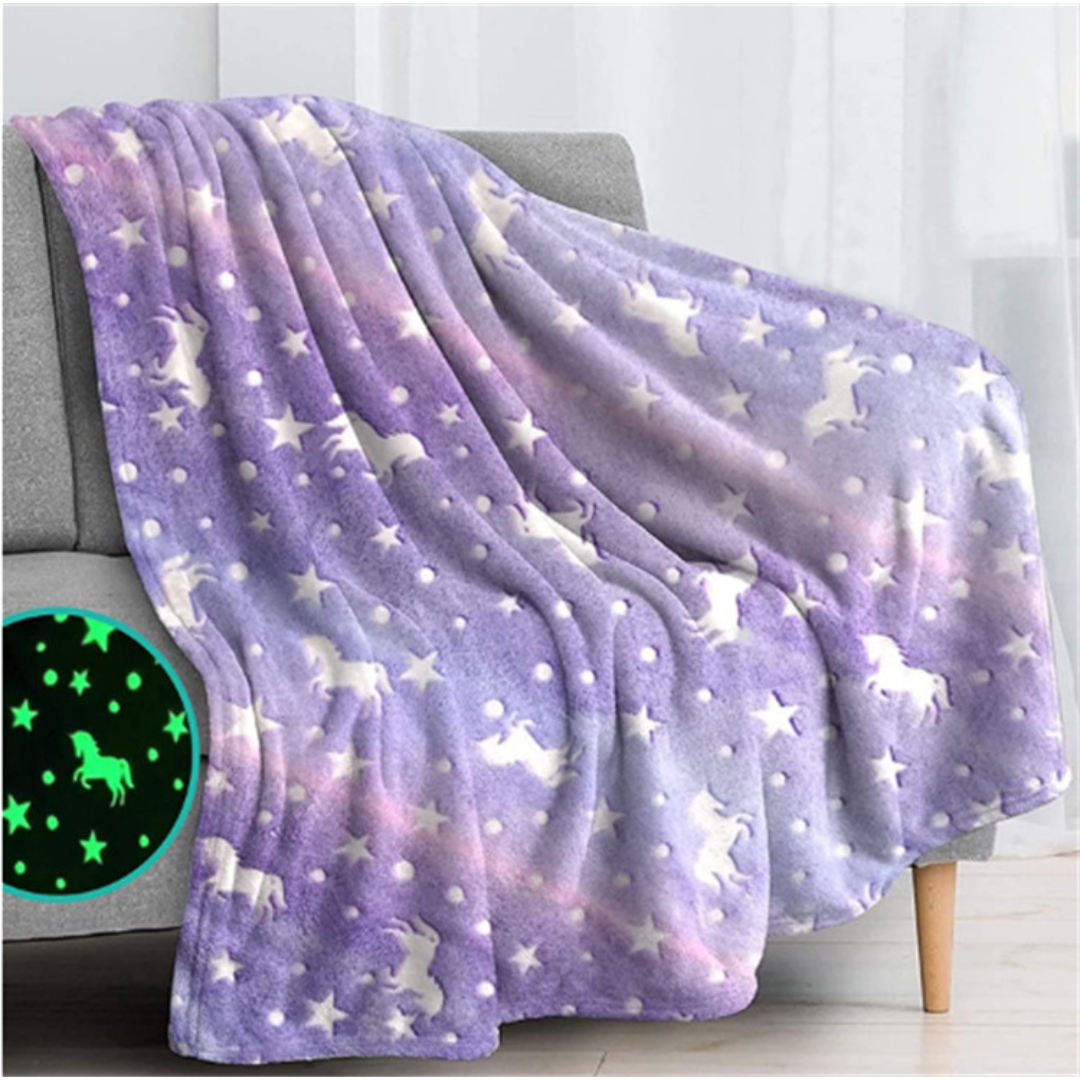 Glow in the dark kinderdeken
