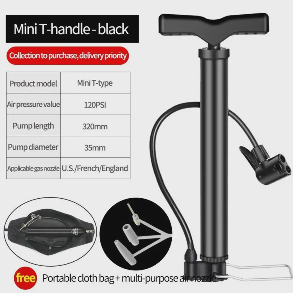 Draagbare Mini Fietspomp 140 PSI
