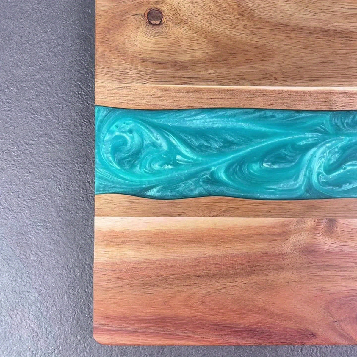 Acaciahouten Snijplank Met Resinaccent