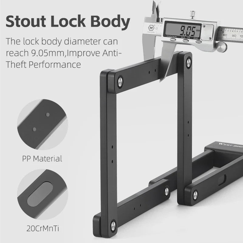 Vouwbaar Fiets- en Motorslot