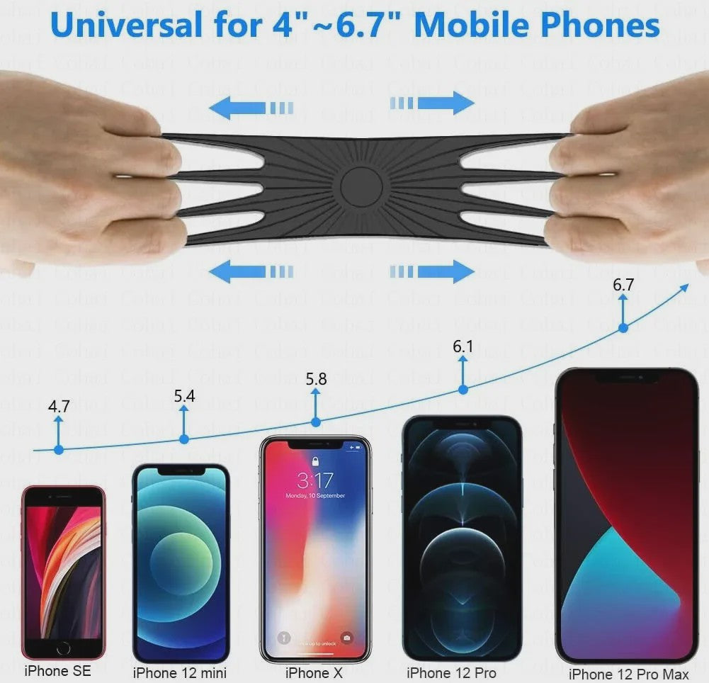 Universele Draagbare Siliconen Telefoonhouder