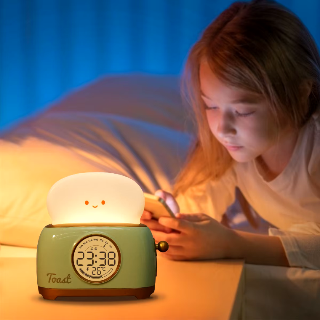 ZonWecker kinderwekker met nachtlampje