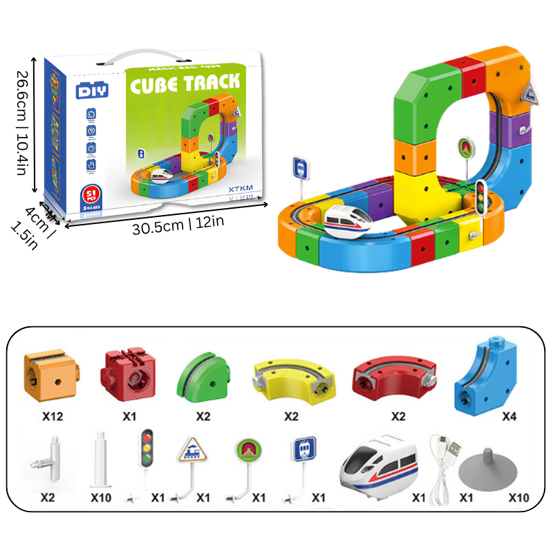 3D Trein Bouwset STEM Speelgoed