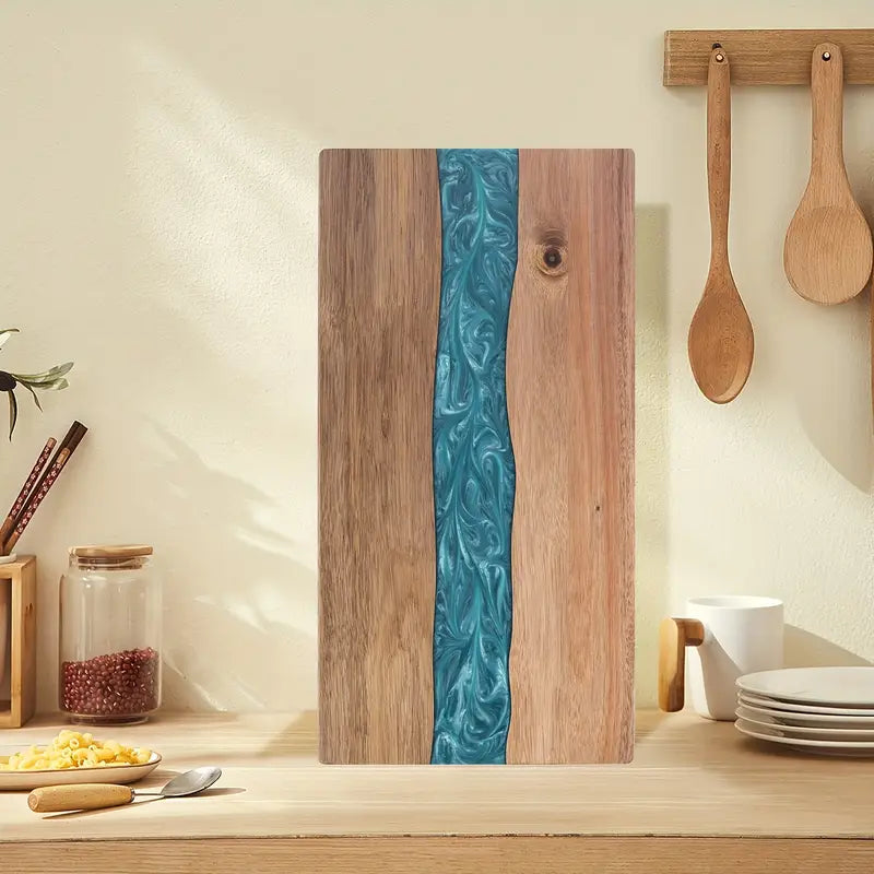 Acaciahouten Snijplank Met Resinaccent