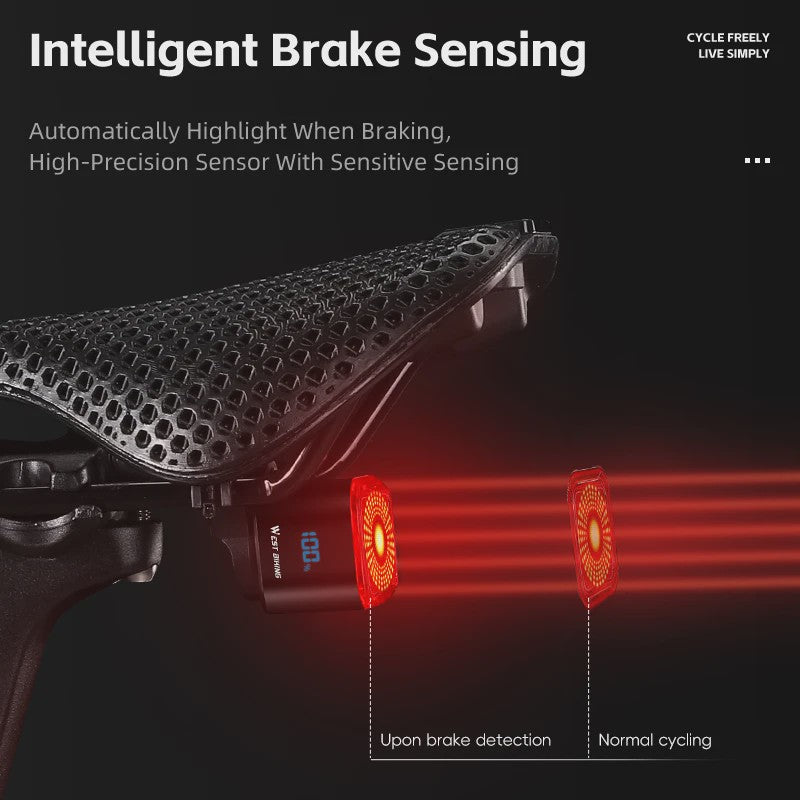 Intelligent Fietsachterlicht met Remdetectie