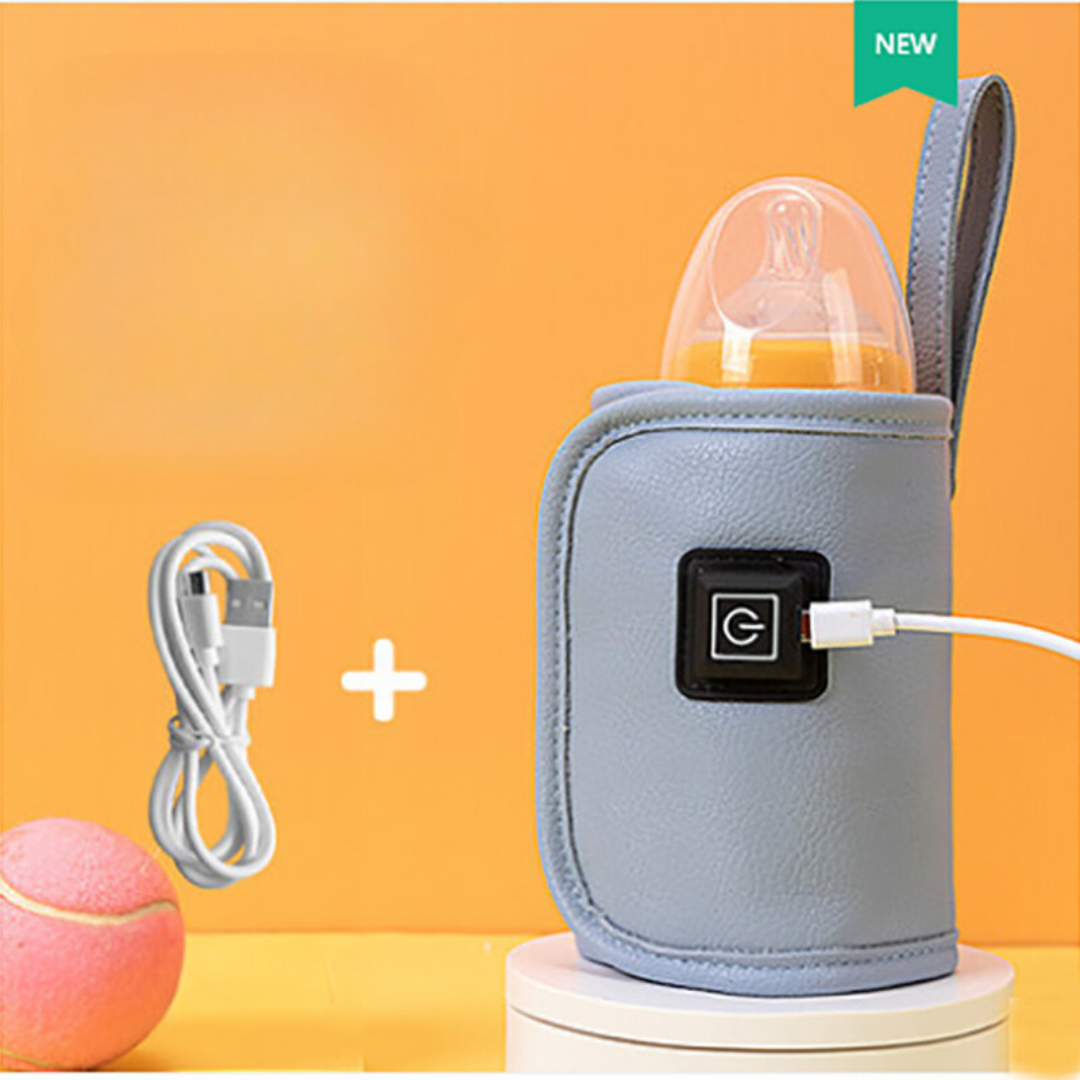 Draagbare USB-babyflessenwarmer