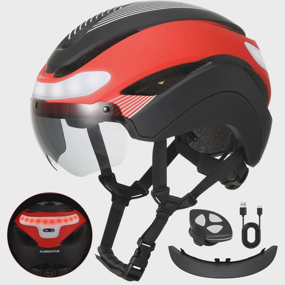 HT-16 slimme fietshelm met LED