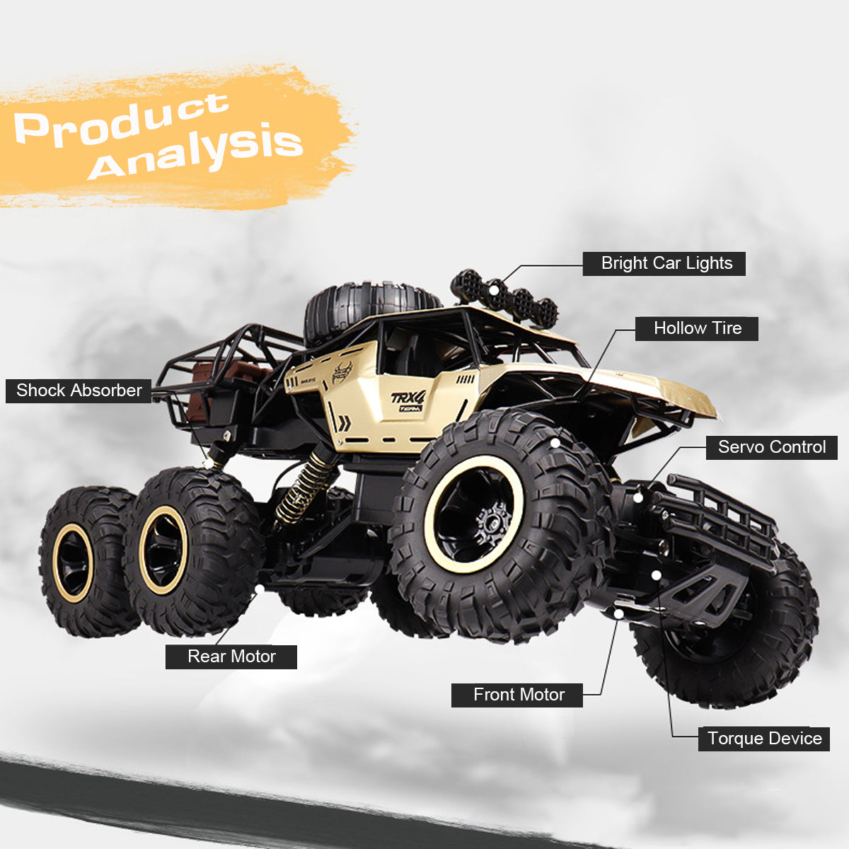 6WD RC Monstertruck
