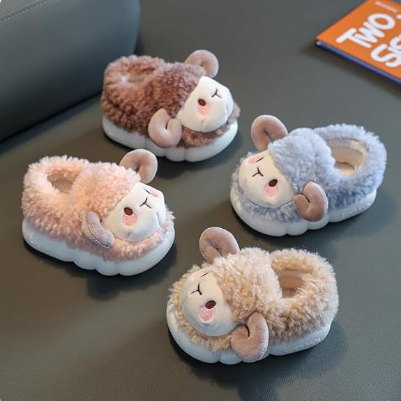 Zachte Kinderpantoffels met Antislip Zool