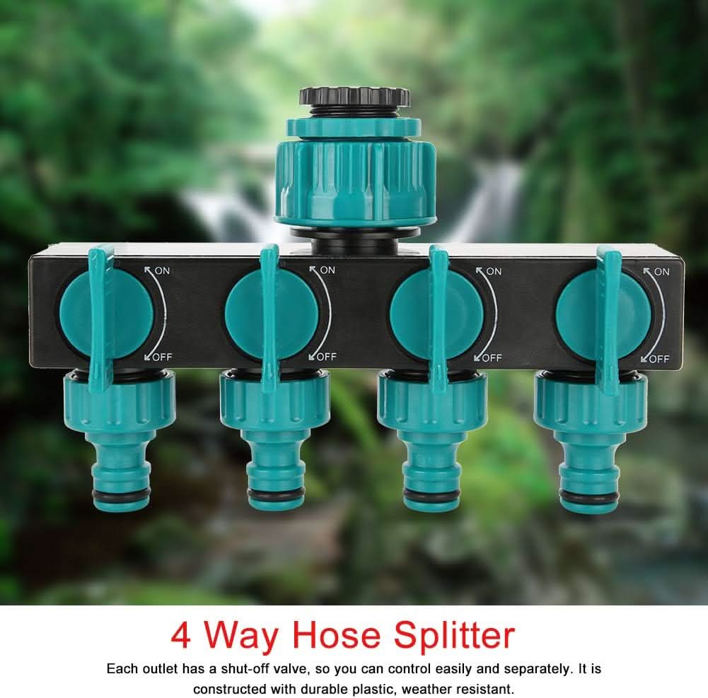 4-Weg Tuinslang Splitter