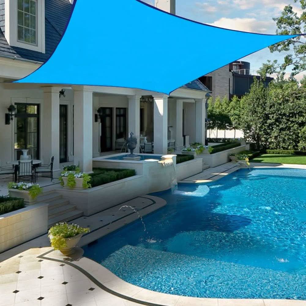 Rechthoekig schaduwdoek voor tuin en terras