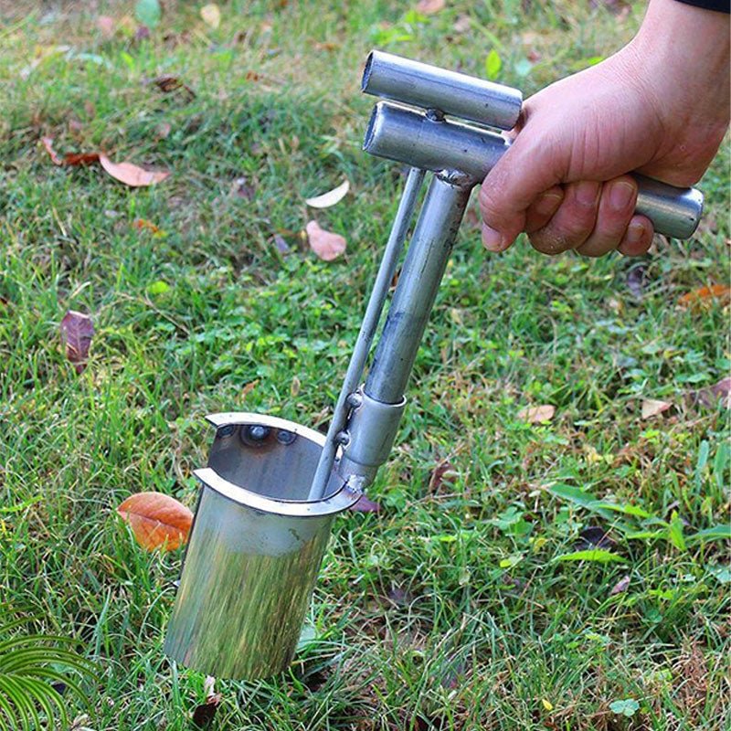 Roestvrijstalen Bollenplanter met Ergonomische T-Handgreep