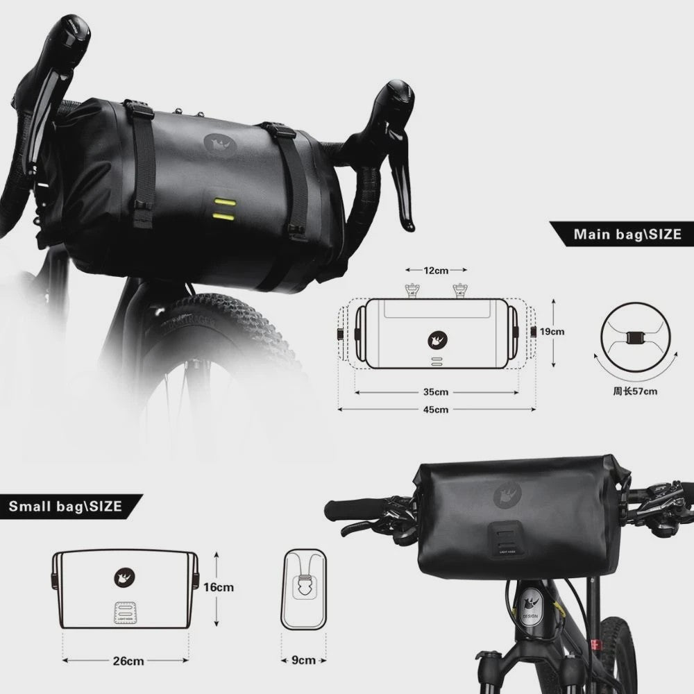 HydroPack 12L waterdichte stuurtas