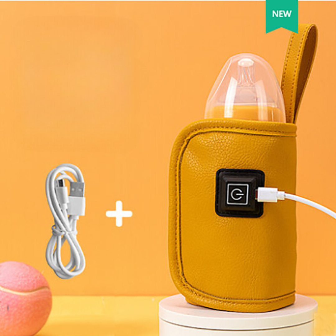 Draagbare USB-babyflessenwarmer