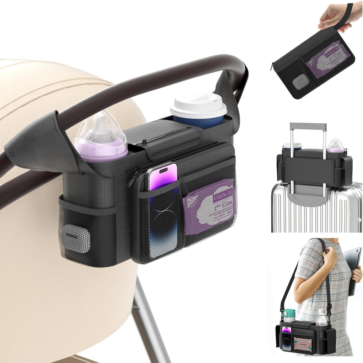 StrollEase handige kinderwagen organizer