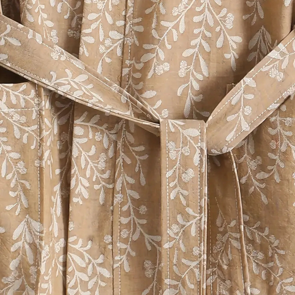 Katoenen Jacquard Badjas