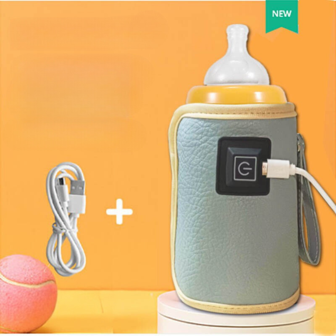 Draagbare USB-babyflessenwarmer