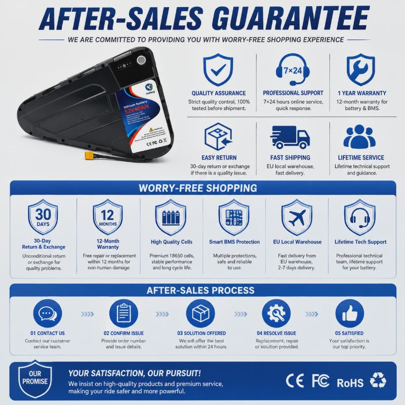Lithium E-Bike Batterij
