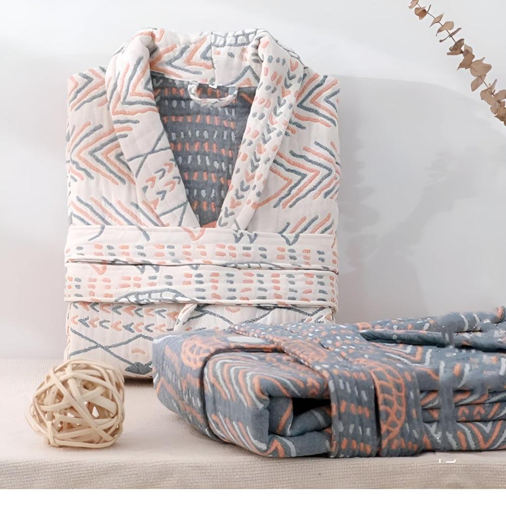 Luxe Zachte Katoenmix Badjas