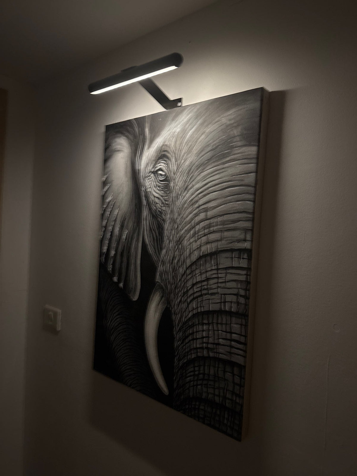 Draadloze LED-wandlamp dimbaar 360°