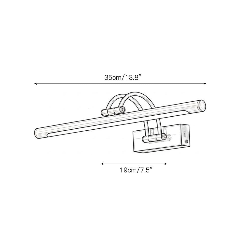 Draadloze oplaadbare led wandlamp