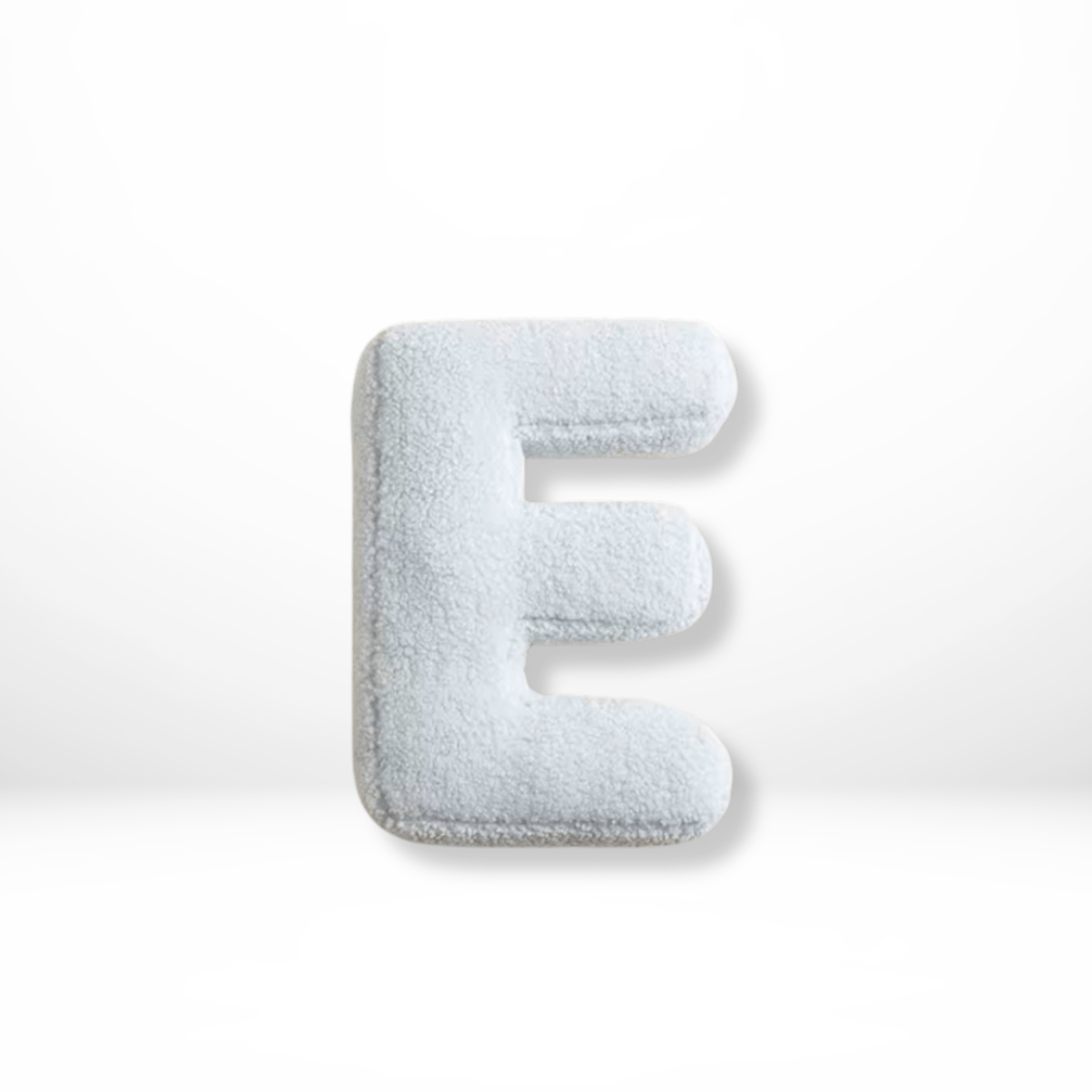 Fluweel letterkussen