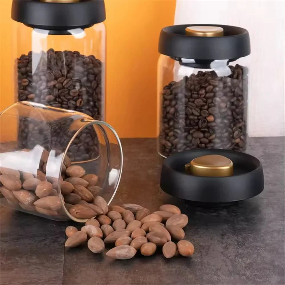 AromaGuard luchtdichte glazen koffiebus