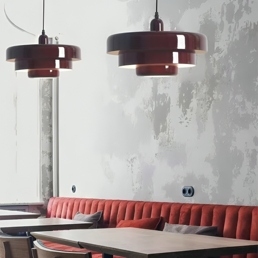Vintage Metalen Plafondlamp Met Led-Verlichting